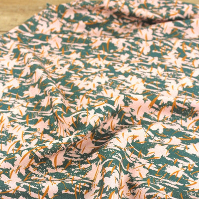 Eucalyptus Green Chalk Viscose Poplin Fabric by Eglantine et Zoe