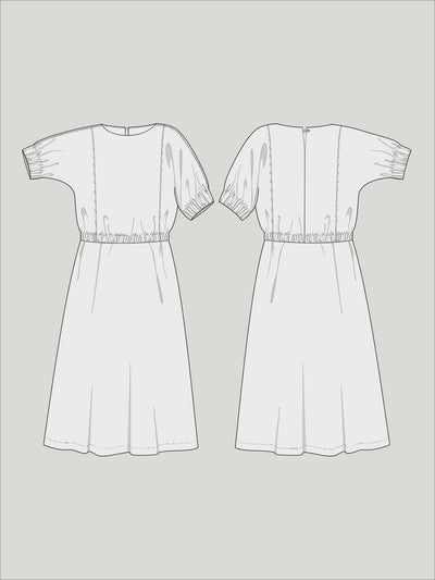 Cuff Dress Pattern By The Assembly Line