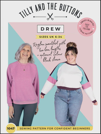 Drew Sweatshirt pattern by Tilly and the Buttons 