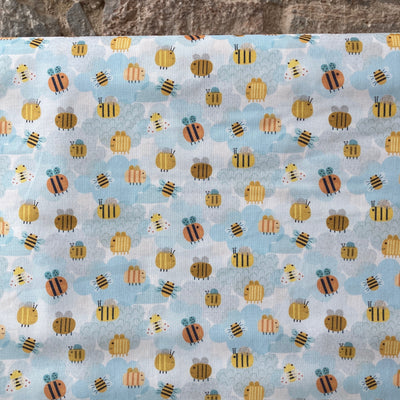 Bees Save the Planet cotton by Dashwood Studio