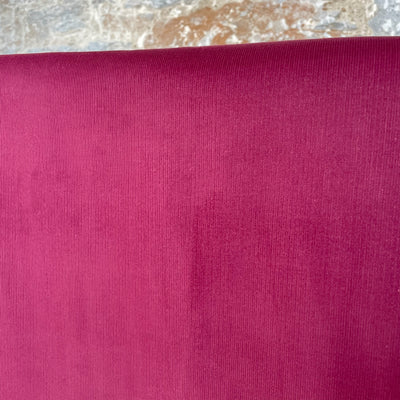 Cotton Fine Needlecord Fabric Bordeaux