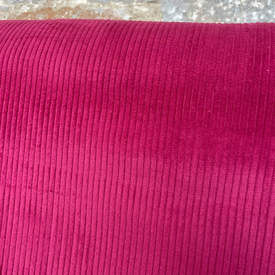 Cerise Jumbo Corduroy Fabric