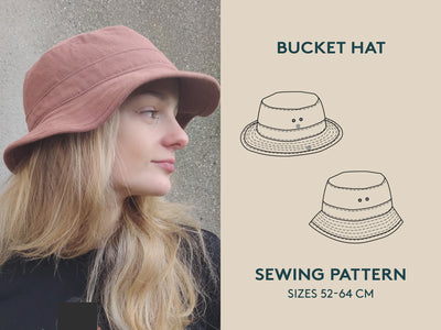 Bucket Hat pattern by Wardrobe by Me