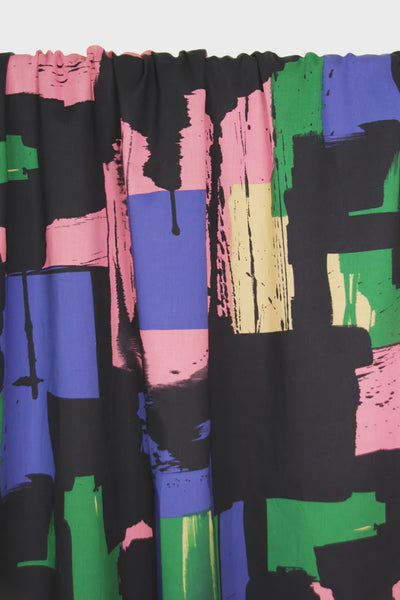 Colour Block Black Cotton By Atelier Jupe