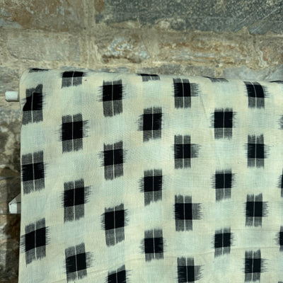 Snowcap Ikat Indian Cotton Fabric by Merchant & Mills - £20m