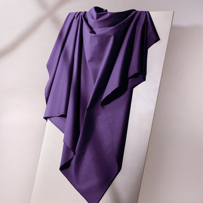 Gabardine Light Majestic Purple Fabric by Atelier Brunette