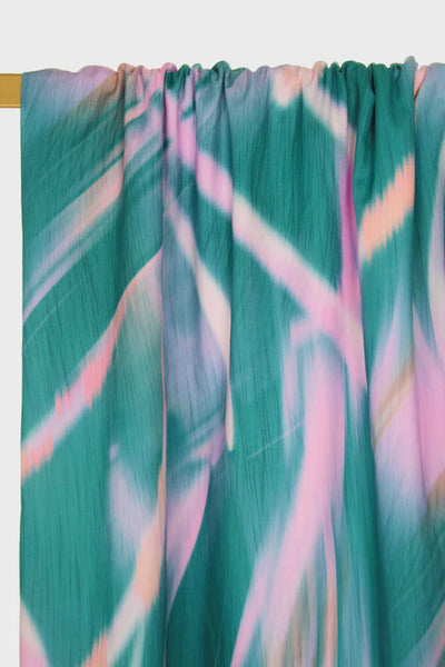 Green and pink cotton By Atelier Jupe