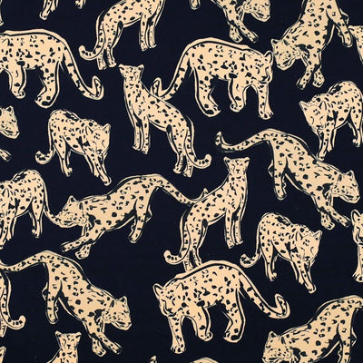 Shadow Leopard Viscose Fabric by Fabric Godmother - £19m