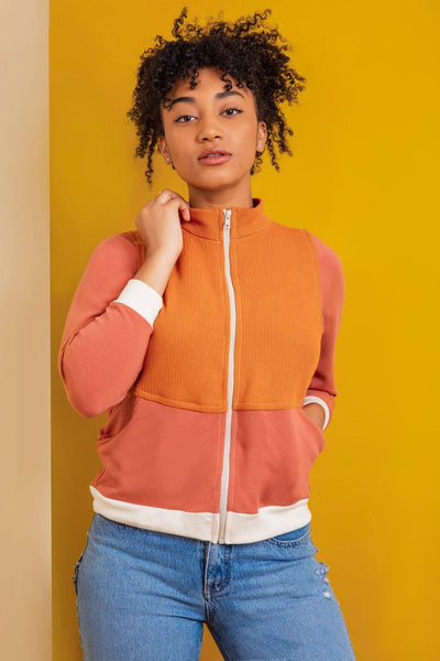 Arlo Track Jacket Pattern by Friday Pattern Company