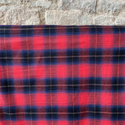 Mammoth Flannel Americana Red By Robert Kaufman