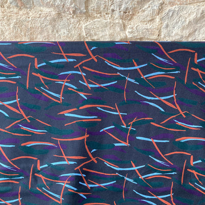 Fuji Night Viscose Twill Fabric By Atelier Brunette