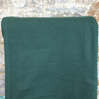 Jersey Ribbing Organic Fabric - Forest Green