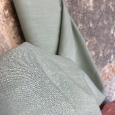 Mint Green Viscose Linen Slub