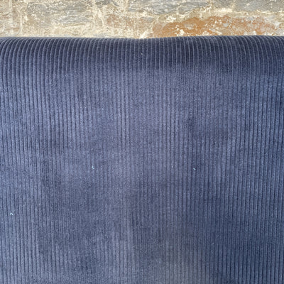 Navy Jumbo Corduroy Fabric